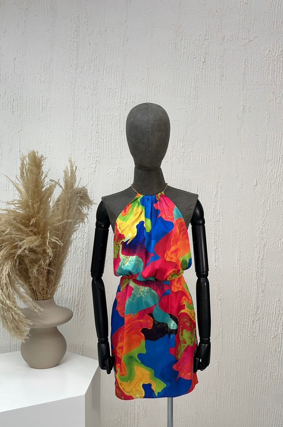 Vestido Halter Colores