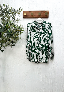 Camisa Verde Blanco