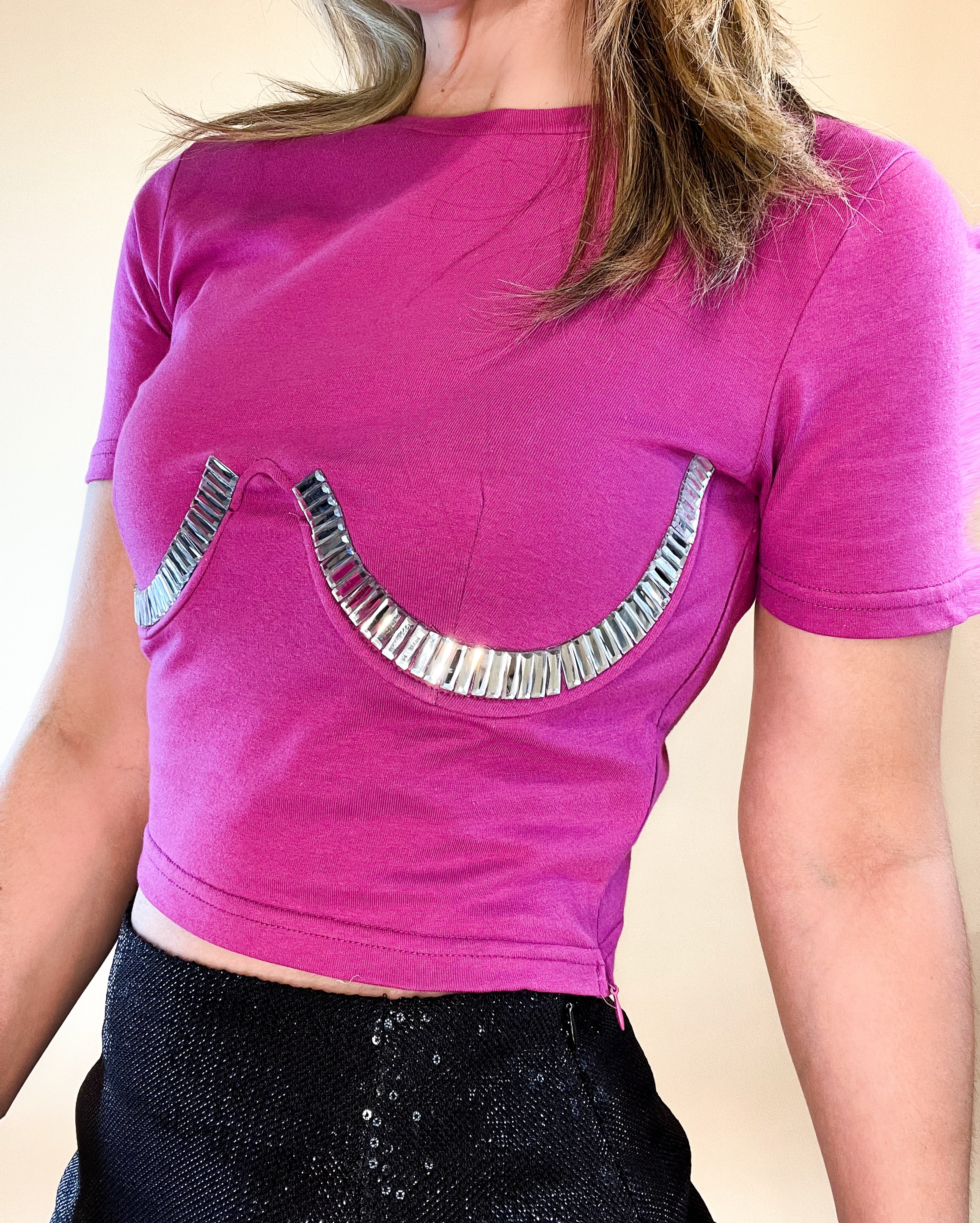 Tshirt Rosa Plata