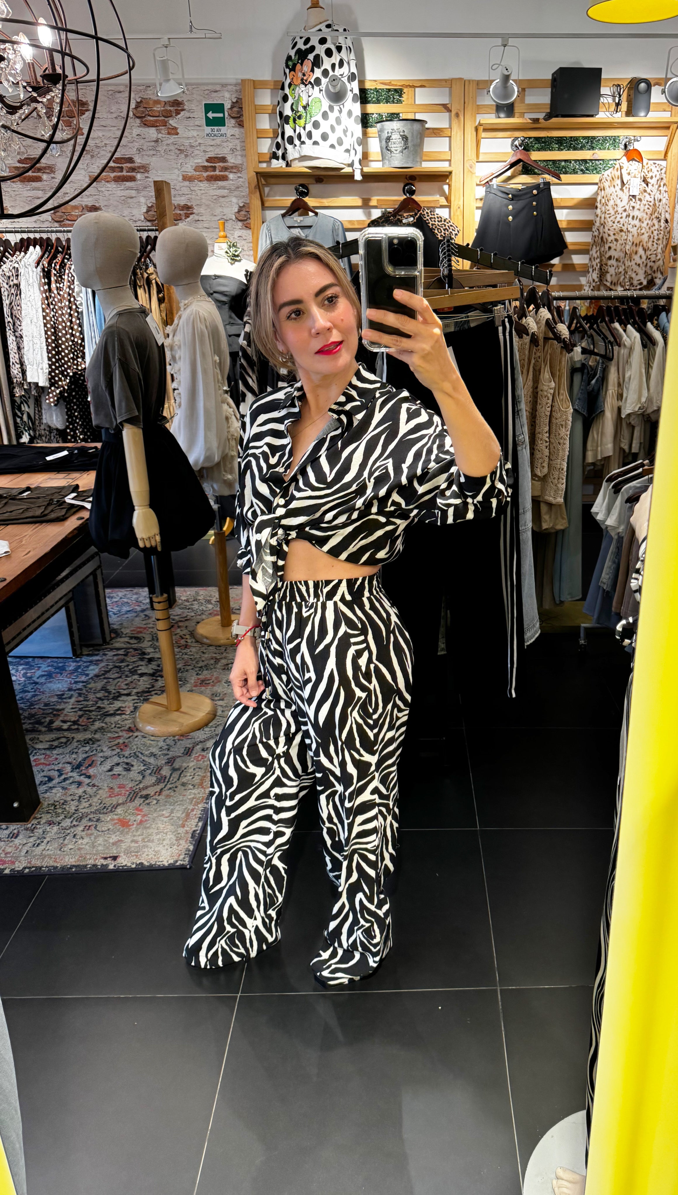 Set Zebra Pantalón