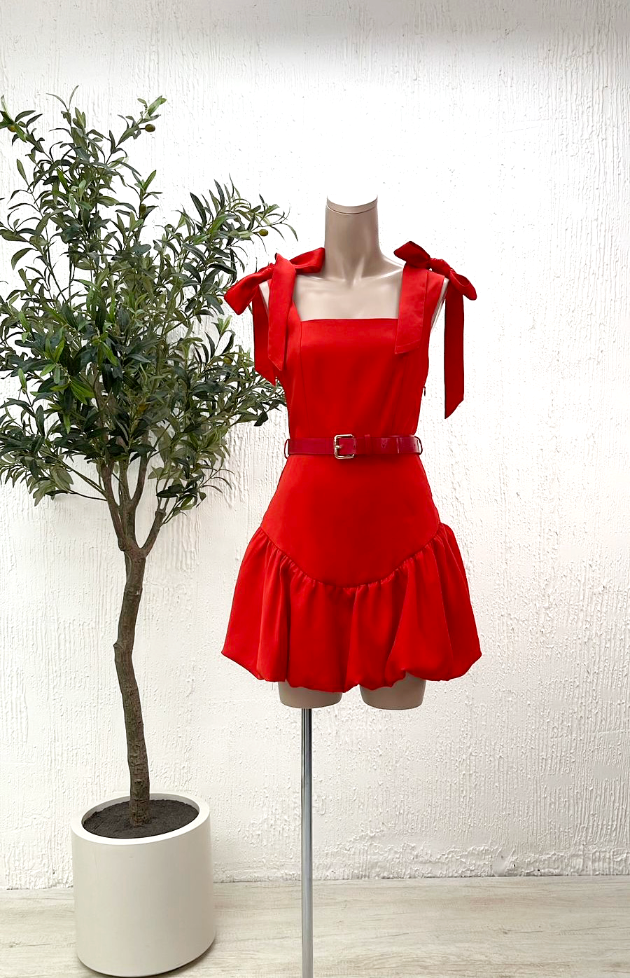 Mini Vestido Cinto