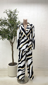 Set Blazer Zebra